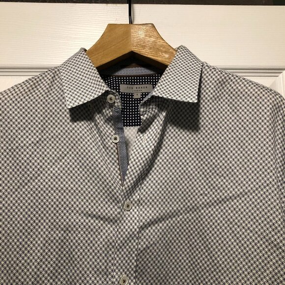 Ted Baker Other - Ted Baker men's white cotton casual shirt size: 6